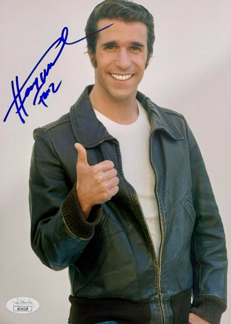 Henry Winkler Signed 8x10 Photo (Happy Days) - JSA COA